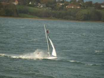 Big winds take their toll during the Fireball Inlands at Draycote