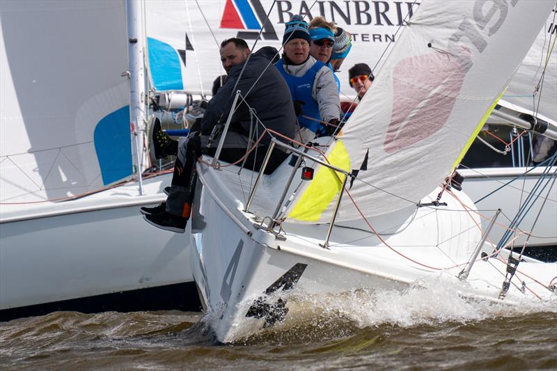 Ben McGrane, crewed by Russ Clark, Jamie Stewart and James Ross, representing the Flying Fifteen won the Keelboat Endeavour 2024 - photo © Petru Balau Sports Photography / sports.hub47.com