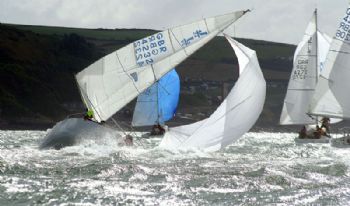 J/24 nationals racing in Plymouth