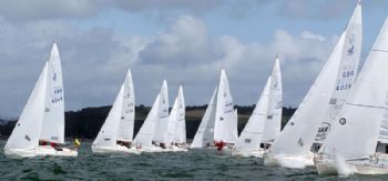 J/24 nationals racing in Plymouth