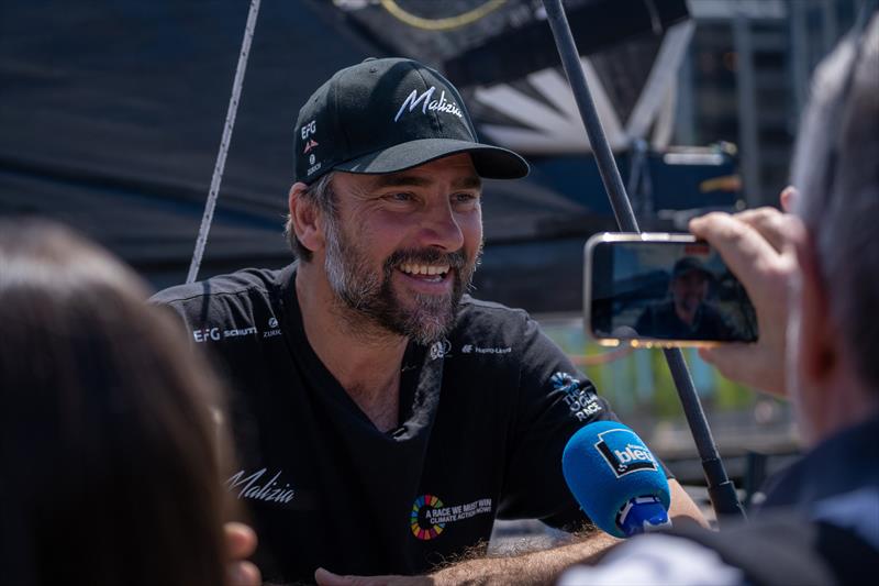 Boris Herrmann on Malizia - Seaexplorer finishes 2nd in the 15th edition of The Transat CIC photo copyright Marie Le Floch / Team Malizia taken at  and featuring the IMOCA class
