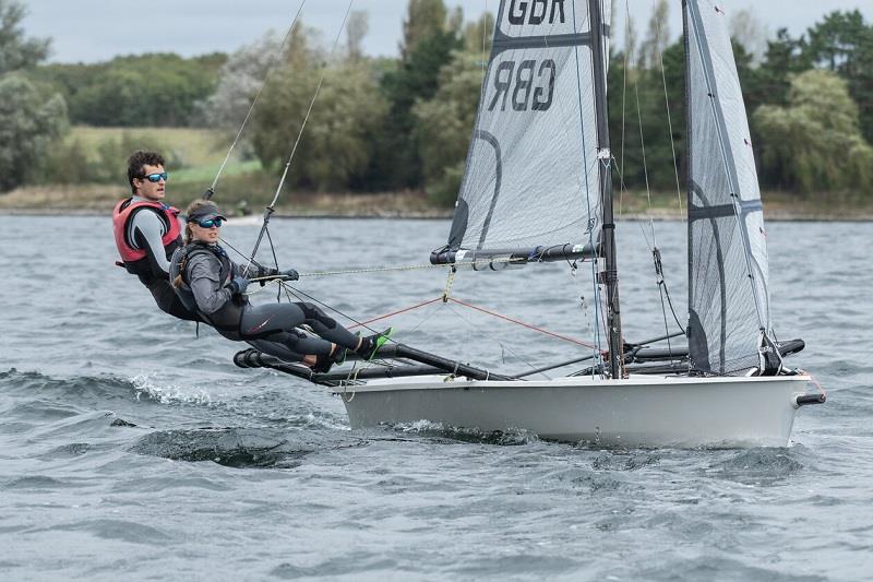 Bryan Ormond and Anna Prescott - RS800 Rope4Boats Inland Championship photo copyright Paul Sanwell / OPP taken at Grafham Water Sailing Club and featuring the RS800 class