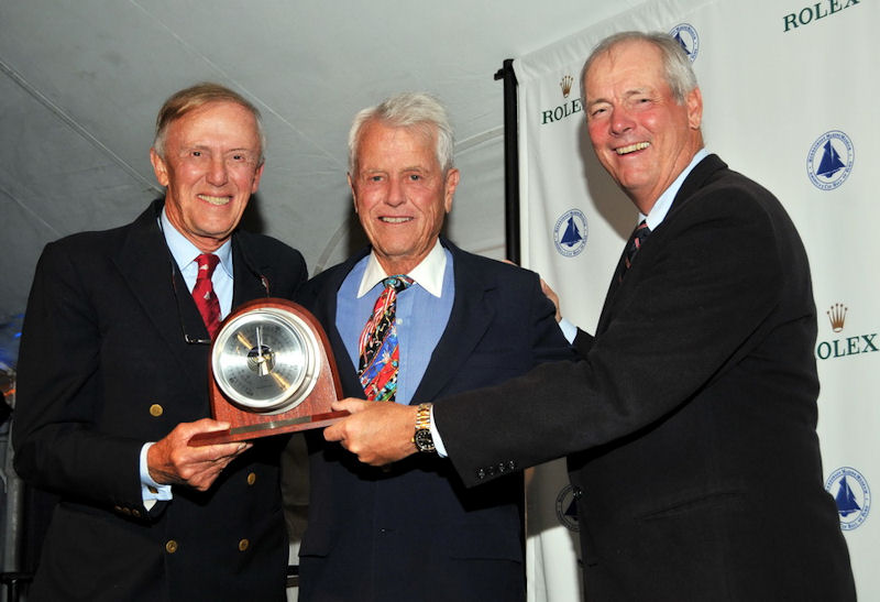 Halsey Herreshoff, Malin Burnham and Gary Jobson during the 12 Metre Era Reunion presented by Rolex photo copyright Paul Darling taken at New York Yacht Club and featuring the 12m class