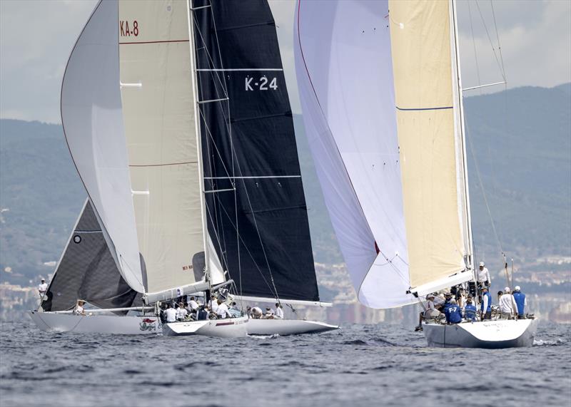 12m fleet at the Puig Vela Clàssica Barcelona photo copyright David Maynard / www.alleycatphotographer.com taken at Real Club Nautico de Barcelona and featuring the 12m class