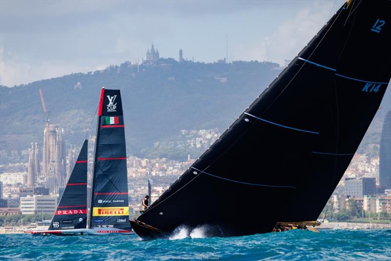 Puig Vela Clàssica Barcelona Regatta Day 4 photo copyright Nico Martinez / MartinezStudio taken at Real Club Nautico de Barcelona and featuring the 12m class