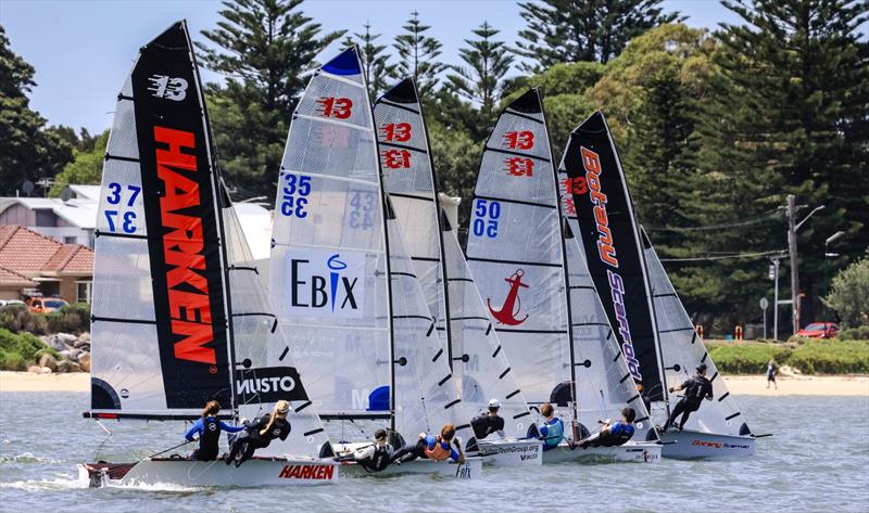 13ft Skiff start - Botany Bay Championship 2025 - photo © SailMedia