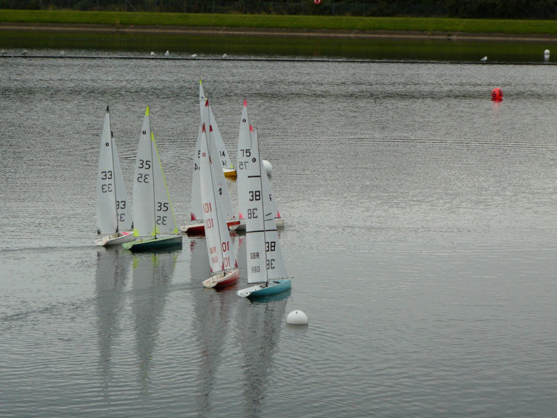 The annual IOM sailing challenge between the North East and South West Model Yachting Clubs photo copyright Ian Dundas taken at  and featuring the One Metre class