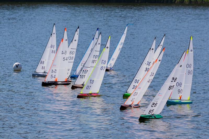 MYA Scottish District IOM Travellers event 1 at Forfar Loch photo copyright Steve Menhinick taken at Tayside Radio Sailing Club and featuring the One Metre class