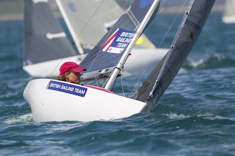 Megan Pascoe ahead of the IFDS Disabled Worlds photo copyright Paul Wyeth / RYA taken at Weymouth & Portland Sailing Academy and featuring the 2.4m class