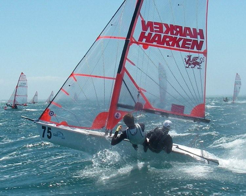 Final day racing at the 29er worlds photo copyright Steve Irish taken at  and featuring the 29er class