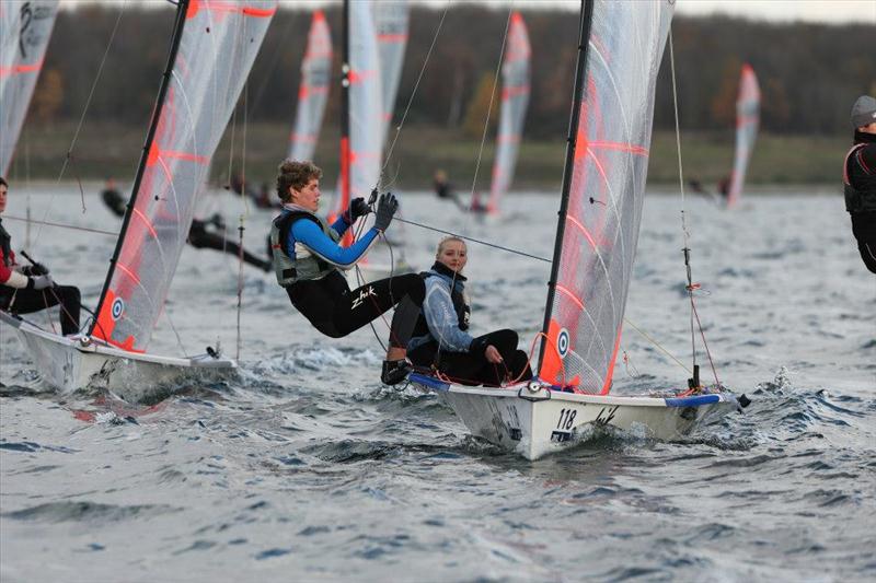 29ers during the Ovington Inlands photo copyright Thom Touw / www.thomtouw.com taken at Grafham Water Sailing Club and featuring the 29er class