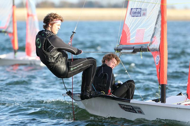 29ers during the Ovington Inlands photo copyright Thom Touw / www.thomtouw.com taken at Grafham Water Sailing Club and featuring the 29er class