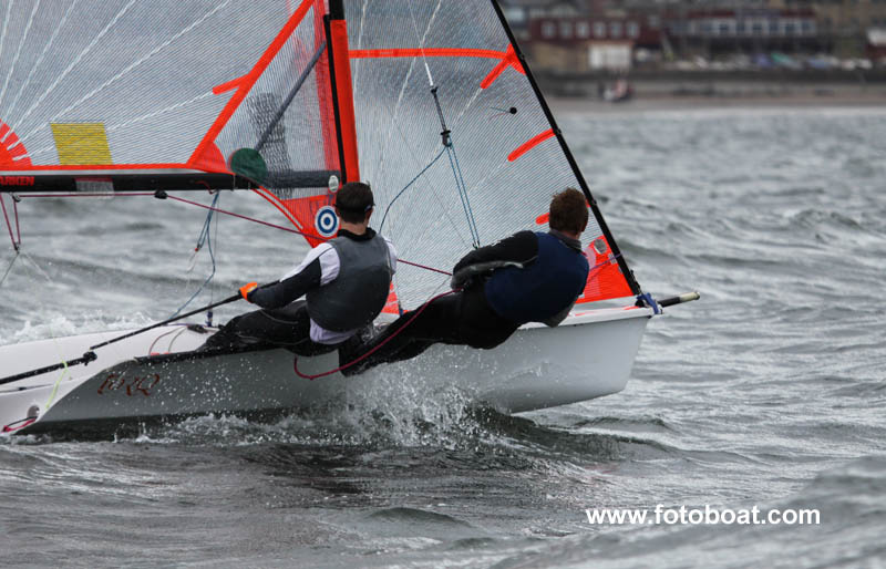 Rory Hunter and Fraser Kitson Jones during the Harken Grand Prix at Prestwick - photo © Alan Henderson / www.fotoboat.com