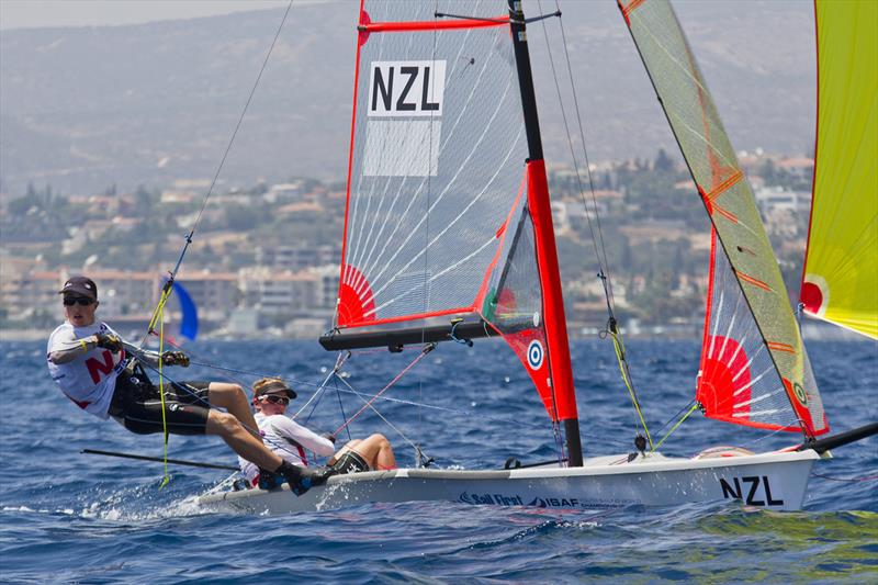 Sail First ISAF Youth Worlds day 1 photo copyright Icarus / ISAF Youth Worlds taken at  and featuring the 29er class