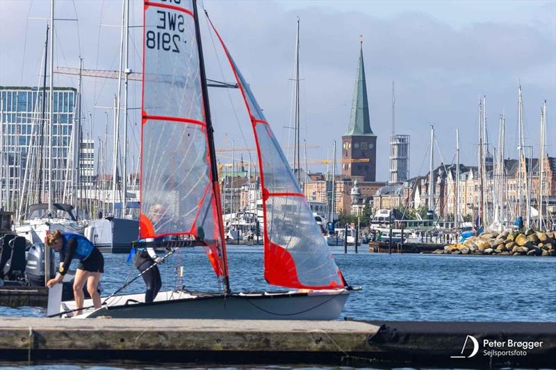 29er EuroCup Aarhus 2024 photo copyright Peter Brøgger / www.sailingphotoaarhus.dk taken at Marselisborg Sejlklub and featuring the 29er class