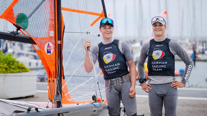 Twin brothers Lucas and Moritz Hamm want to be among the front runners in the 29er Euro Cup at Kiel Week - photo © Sascha Klahn