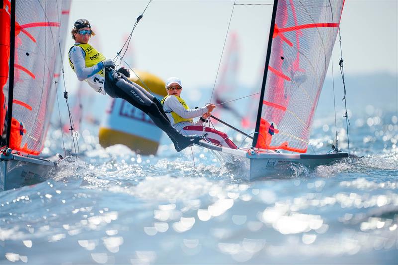 For the 29er winners Ewa Lewandowska and Krysztof Królik from Poland, the conditions off Kiel almost felt like they were on their home turf in Gdynia - photo © Sascha Klahn