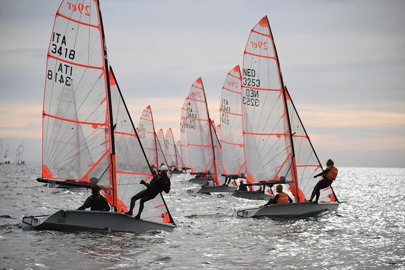 The 29er class has launched the EuroCup 2025 in Palamós - 48th Palamós Christmas Race - photo © Alfred Farré