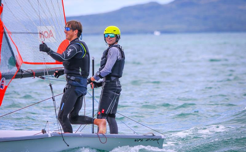 29er - Day 3 - Oceanbridge Sail Auckland 2025 - March 2, 2025 - photo © Jacob Fewtrell Media