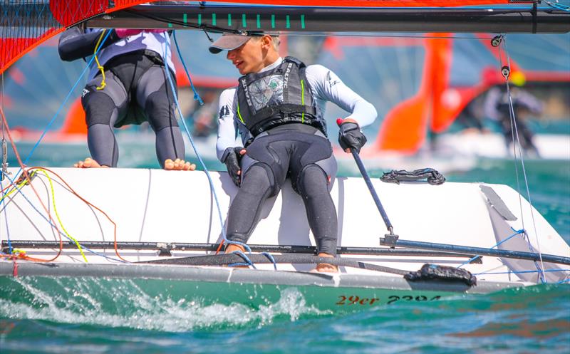 29er - Day 3 - Oceanbridge Sail Auckland 2025 - March 2, 2025 photo copyright Jacob Fewtrell Media taken at Torbay Sailing Club and featuring the 29er class