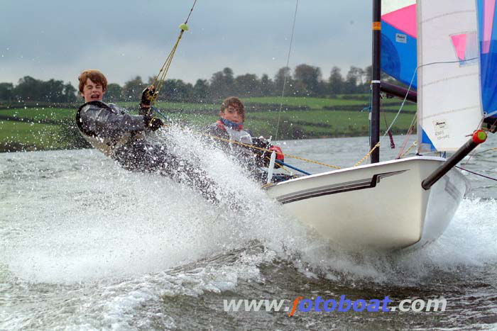 The 405 class enjoy their End of Season Championships at Staunton Harold photo copyright Mike Shaw / www.fotoboat.com taken at Staunton Harold Sailing Club and featuring the 405 class