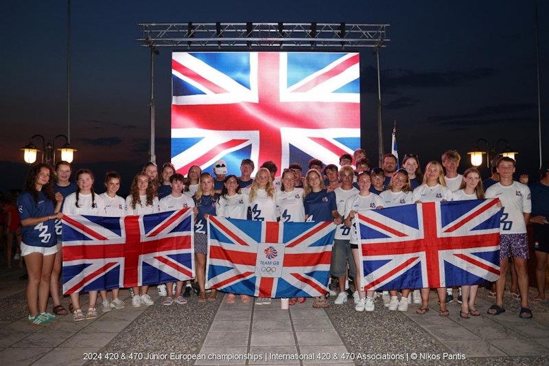 British team at the Junior European Championships photo copyright GBR 420 Team taken at Nautical Club of Thessaloniki and featuring the 420 class