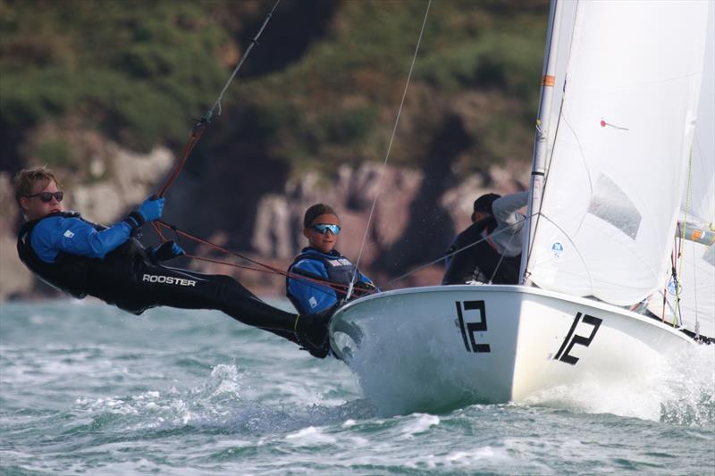 Shepherd & Eastwood during the 420 British Nationals at Dale Yacht Club photo copyright Jon Cawthorne taken at Dale Yacht Club and featuring the 420 class