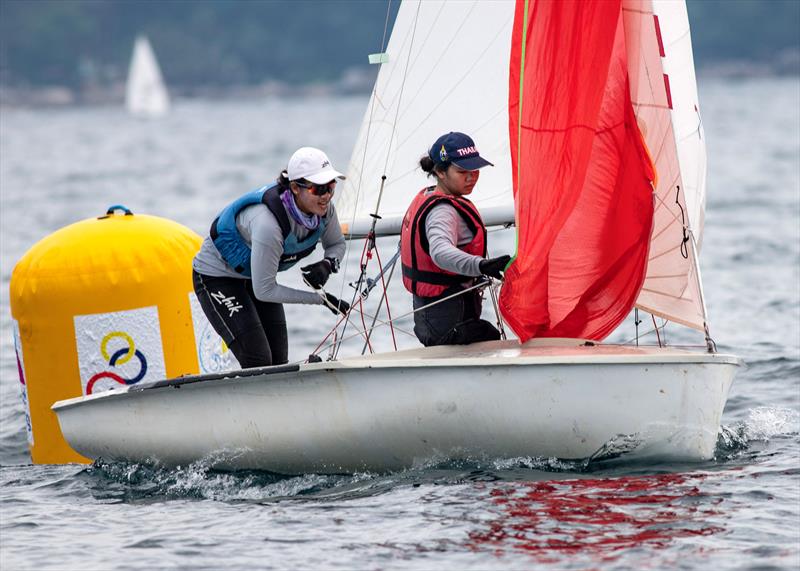 Phuket King's Cup 2024 Day 2 photo copyright Guy Nowell / Phuket King's Cup taken at Royal Varuna Yacht Club and featuring the 420 class