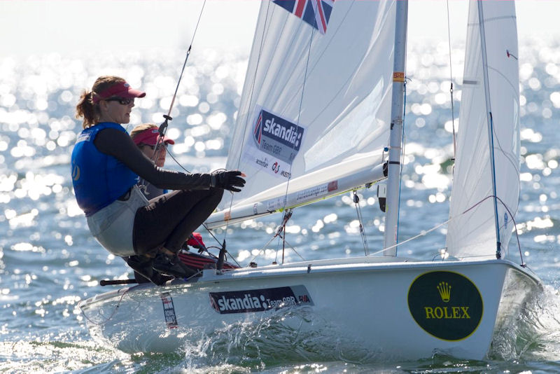 470 Women's Silver for Penny Clark and Katrina Hughes at the Rolex Miami OCR photo copyright Richard Langdon / Skandia Team GBR taken at  and featuring the 470 class