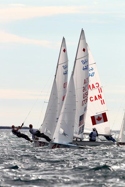 Perth 2011 ISAF Sailing Worlds day 12 photo copyright Richard Langdon / Ocean Images taken at  and featuring the 470 class