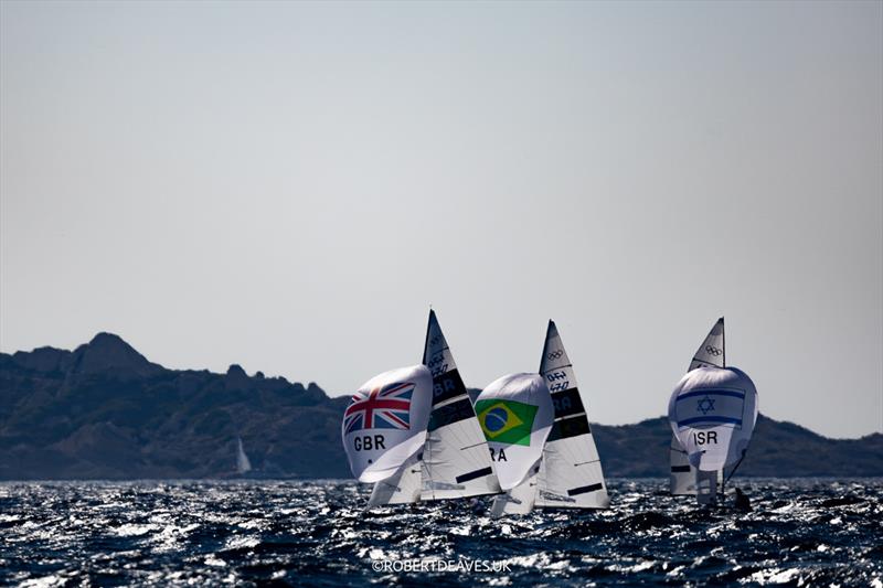 Mixed Dinghy on August 3 in Marseille at the Paris 2024 Olympic Regatta - photo © Robert Deaves / www.robertdeaves.uk