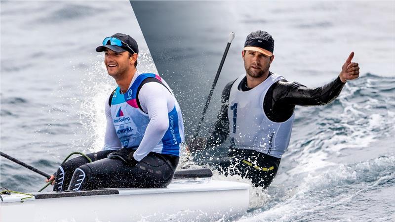 Luke Muller (Tokyo 2020) and Chris Barnard photo copyright US Sailing Team taken at  and featuring the 470 class