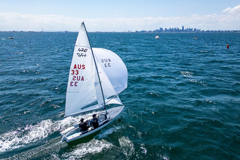 Sail Melbourne 2024 photo copyright Beau Outteridge taken at Australian Sailing and featuring the 470 class