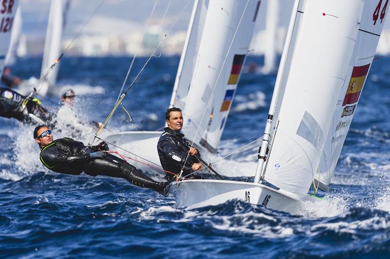 Jordi Xammar & Marta Cardona (ESP), 470 Mixed champions - Mallorca Sailing Center Regatta photo copyright Bernardí Bibiloni taken at Real Club Náutico de Palma and featuring the 470 class