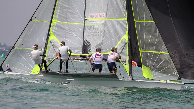 49er - Hyundai World Championships, Oceania Championship, Day 3, November 27, 2019 , Royal Akarana Yacht Club. - photo © Richard Gladwell / Sail-World.com