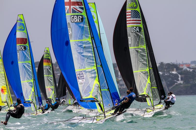 49er - Hyundai World Championships, Oceania Championship, Day 3, November 27, 2019, Royal Akarana Yacht Club. - photo © Richard Gladwell / Sail-World.com