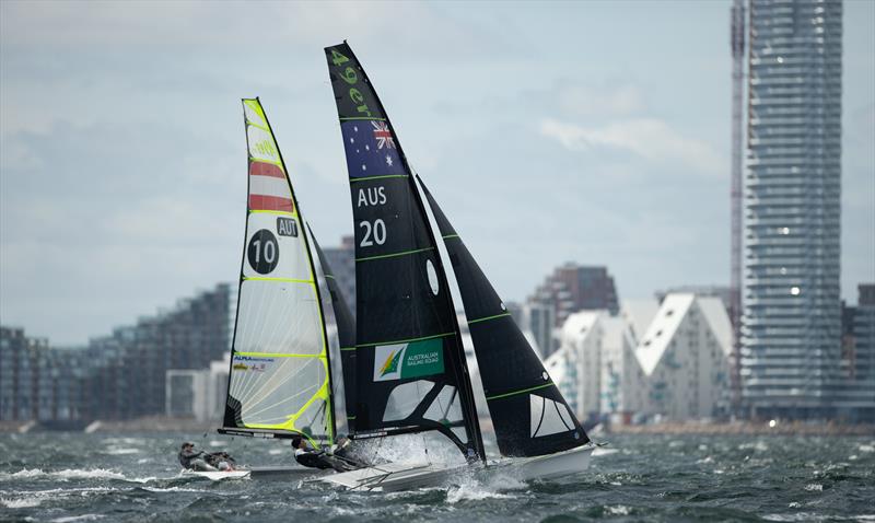 49er - Day 4 - European Championships - Aarhus, Denmark - July 2022 - photo © Peter Brogger