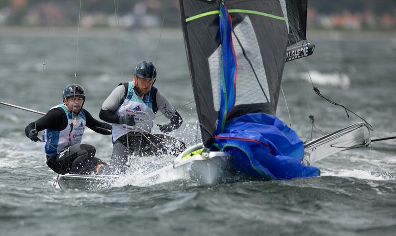 49er - Day 4 - European Championships - Aarhus, Denmark - July 2022 - photo © Peter Brogger