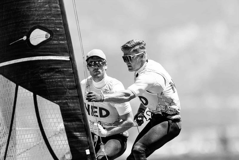 49er favourites Bart Lambriex and Floris van de Werken (NED) - photo © World Sailing / Lloyd Images