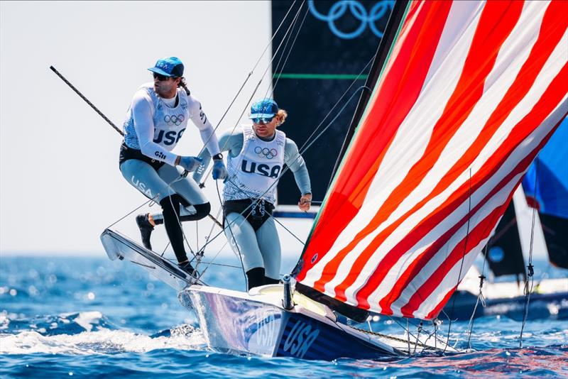 Ian Barrows (St. Thomas, USVI) and Hans Henken (San Fransisco, CA) stayed consistent to move from 12th to sixth overall after three races today - photo © Sailing Energy / US Sailing Team