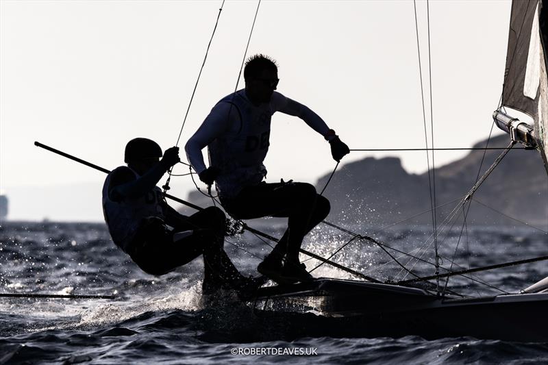 Mens Skiff - 49er - Marseille - Paris2024 Olympic Regatta - July 31, 2024 - photo © Robert Deaves