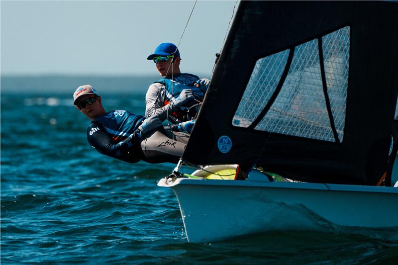 Logan Mraz and Ronan Curnyn - 49er US Nationals - photo © Salty Brother / www.saltybrother.com