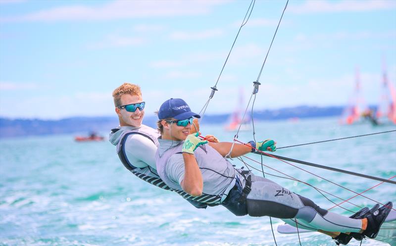 49er - Day 3 - Oceanbridge Sail Auckland 2025 - March 2, 2025 - photo © Jacob Fewtrell Media