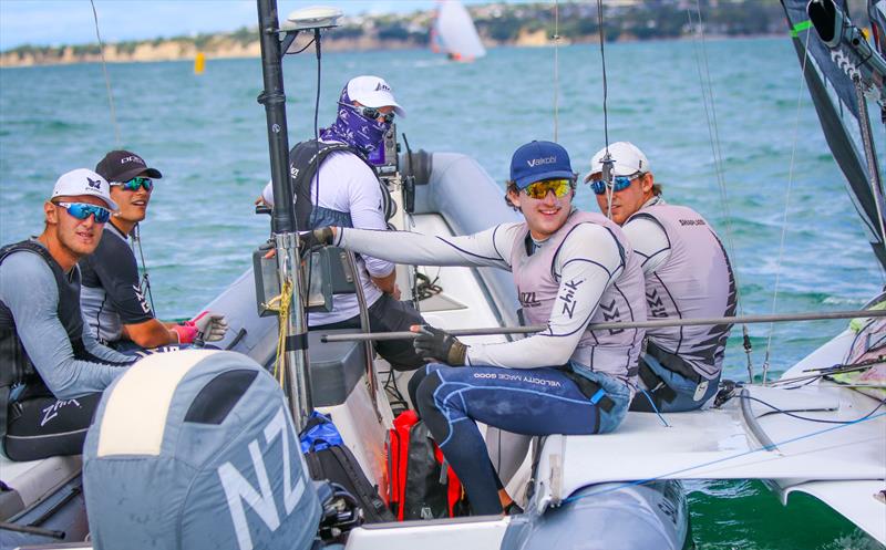 49er - Day 3 - Oceanbridge Sail Auckland 2025 - March 2, 2025 - photo © Jacob Fewtrell Media