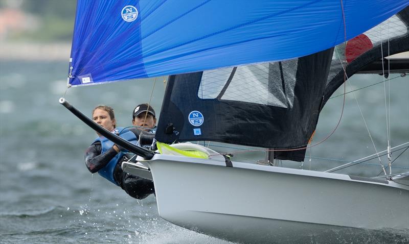 49er FX - Day 4 - European Championships - Aarhus, Denmark - July 2022 - photo © Peter Brogger