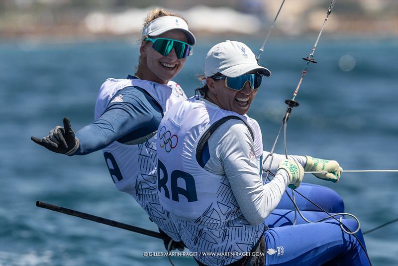 49erFX - FRA - Olympic training - Marseille - Paris2024 Olympic Regatta - July 23, 2024 - photo © Gilles Martin-Raget