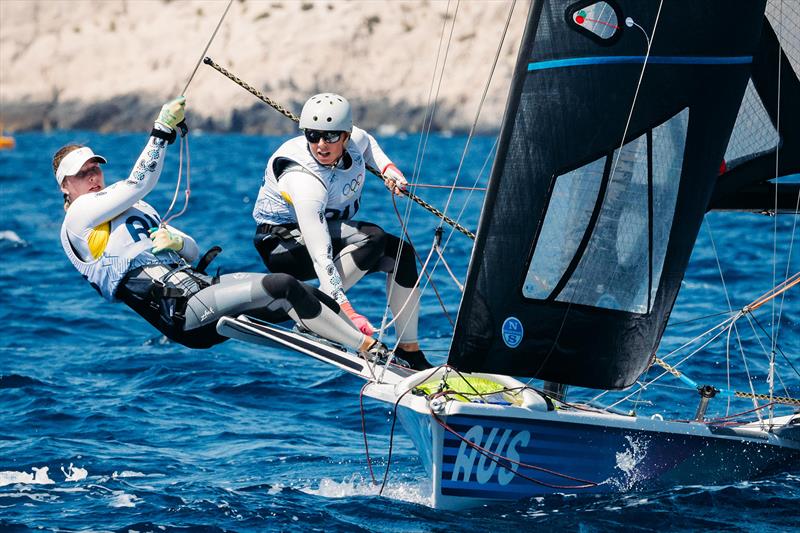 Olivia Price and Evie Haseldine - photo © Sailing Energy