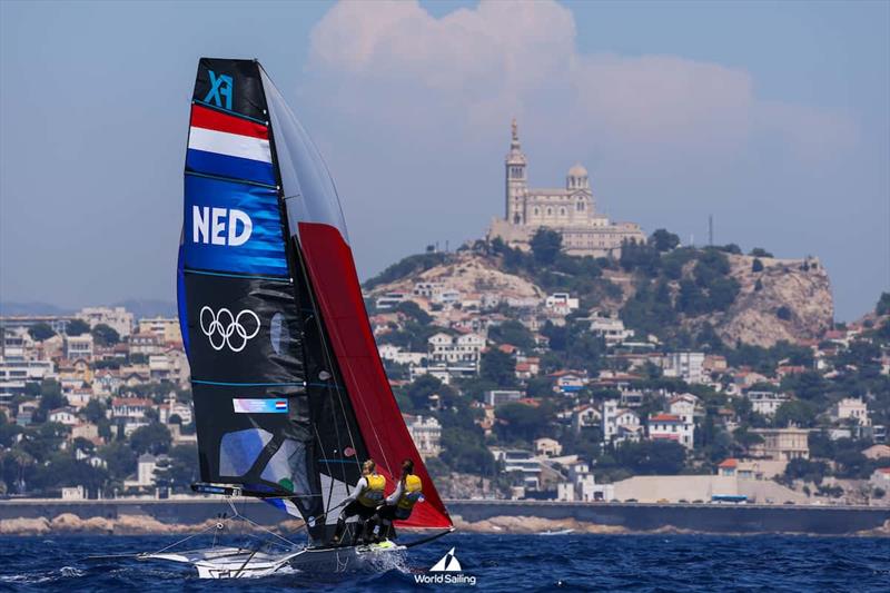 Dutch all-rounders on their way to Olympic victory photo copyright World Sailing / Lloyd Images taken at  and featuring the 49er FX class