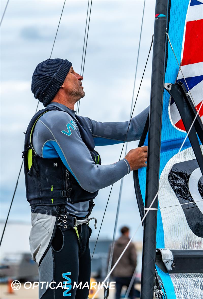 49er FX and 49er UK Nationals 2024 at the WPNSA photo copyright Optical Marine / Noah Fitzgerald taken at Weymouth & Portland Sailing Academy and featuring the 49er FX class