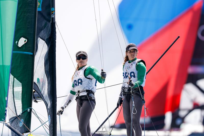 Paris 2024 Olympic Sailing in Marseille, France on 28 July, 2024 photo copyright World Sailing / Lloyd Images taken at  and featuring the 49er FX class